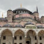 The majestic entrance of the museum in Istanbul that showcases rich history.