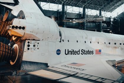 NASA's Earth Information Center exhibit at the Museum of Natural History, showcasing data.