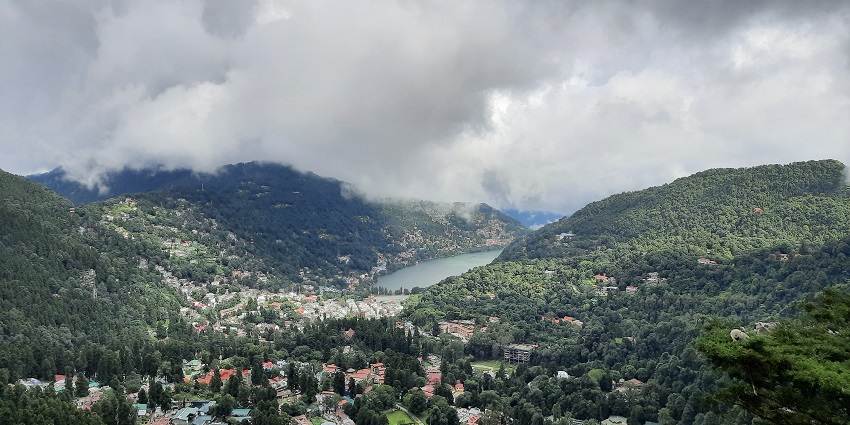 The best places to visit in Uttarakhand in June include Nainital offering a picturesque view.