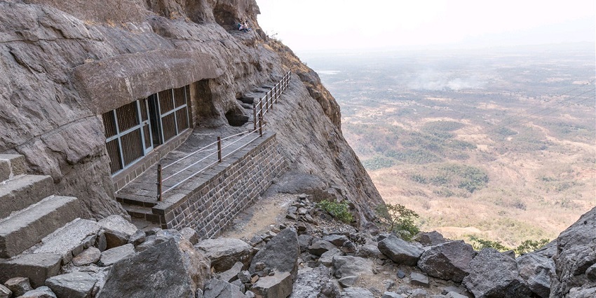 A view of Naneghat Hills, known for easy trekking in Thane, rich biodiversity