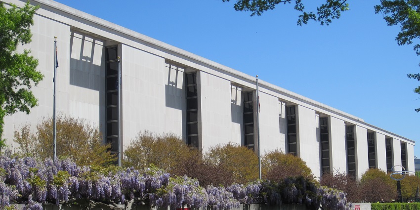 The National Museum of American History, one of the Smithsonian Institution museums.