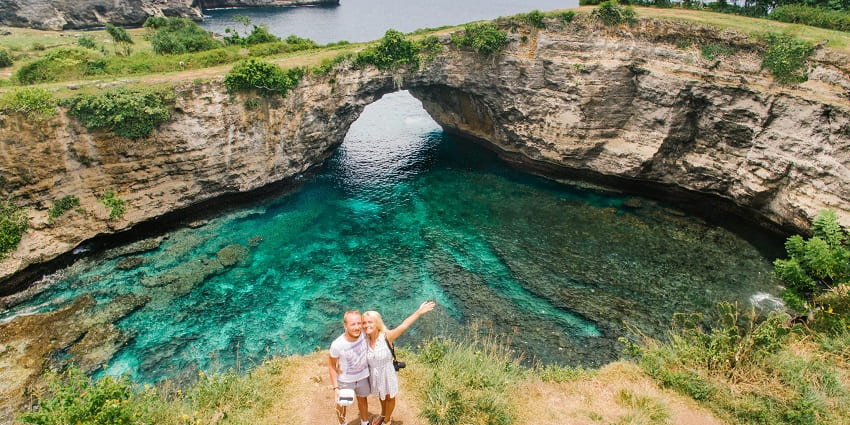 Natural Bridge is a must-see near Springbrook National Park in Australia