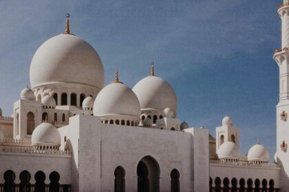 A serene view of one of the most well-known mosques located in New York, USA.