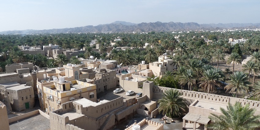 Tourist places in Oman are known for the fort, palm trees, and rich culture