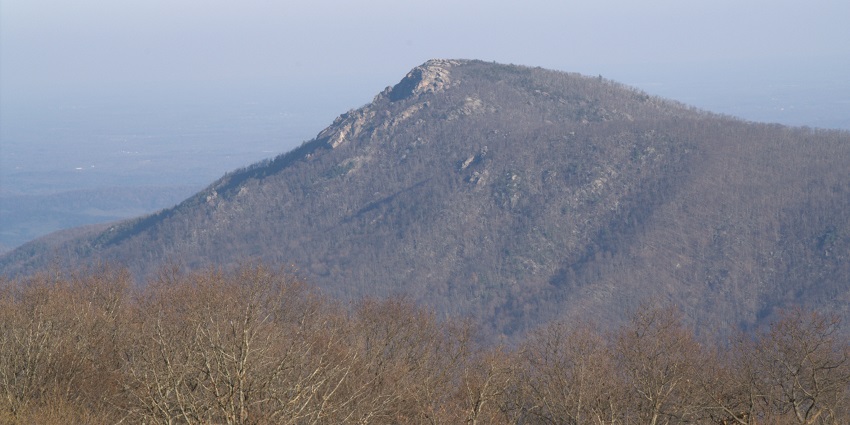 A View of Old Rag Mountain in Virginia, one of the most popular destinations near Shenandoah National Park.