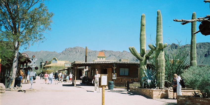 An image of Old Tucson Studios, a famous place near Saguaro National Park