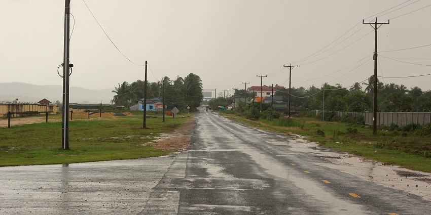 Roads can be pretty bad especially during the rainy season.