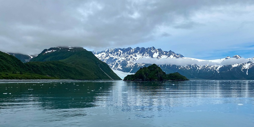 An image of Kenai Fjords National Park offers towering glaciers, deep fjords, and scenic Alaskan landscapes