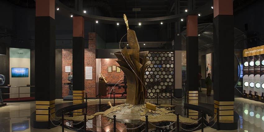 Image of a RBI museum interior and beautiful architecture and designs