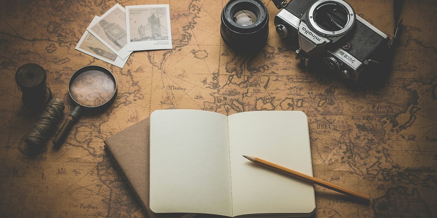 An image of essential travel things necessary for your trip to the monastery in West Bengal.