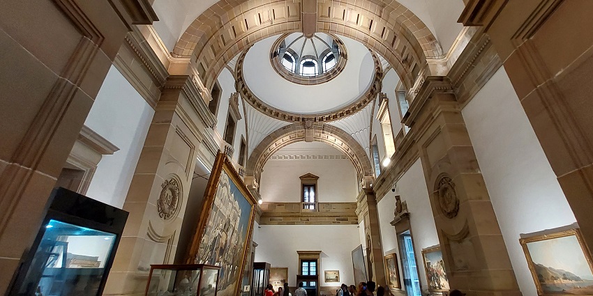A picture of the interior of the Nehru Children's Museum, showcasing exhibits.