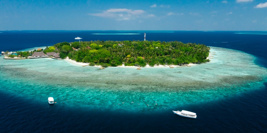 Protected island reserve with beaches, wildlife, and scenic beauty