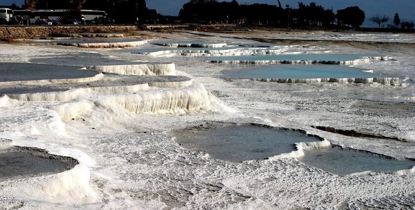 Pamukkale Hot Springs offers therapeutic waters and magnificence.