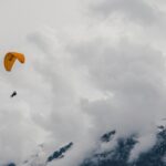 Paragliding in Switzerland above the Alps, lakes, and breathtaking landscapes.