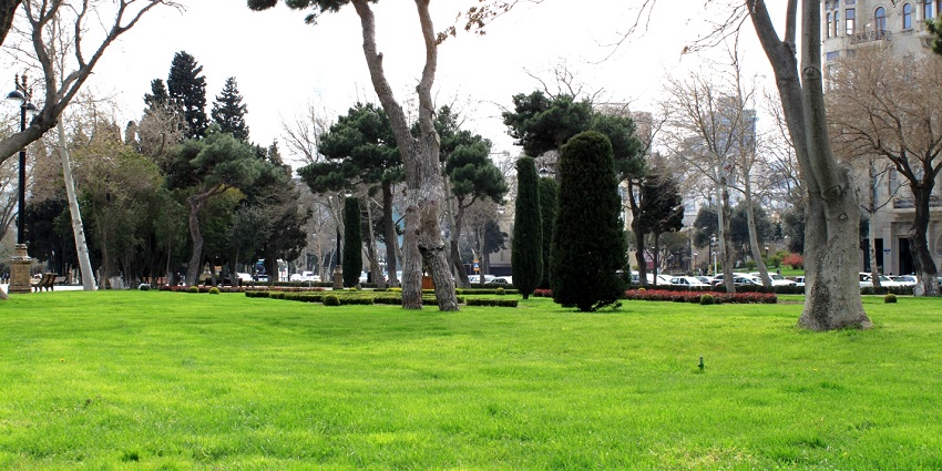 Stylish mall offering shops, restaurants, and scenic Caspian Sea views.