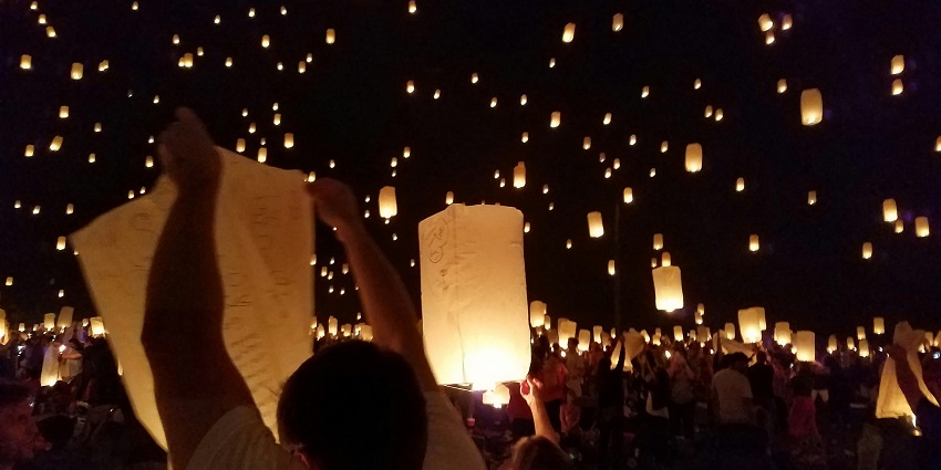Unique festival with illuminated turnip lanterns lighting up streets.