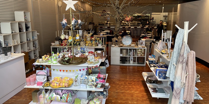 An image of a boutique offering curated designer clothing and accessories.