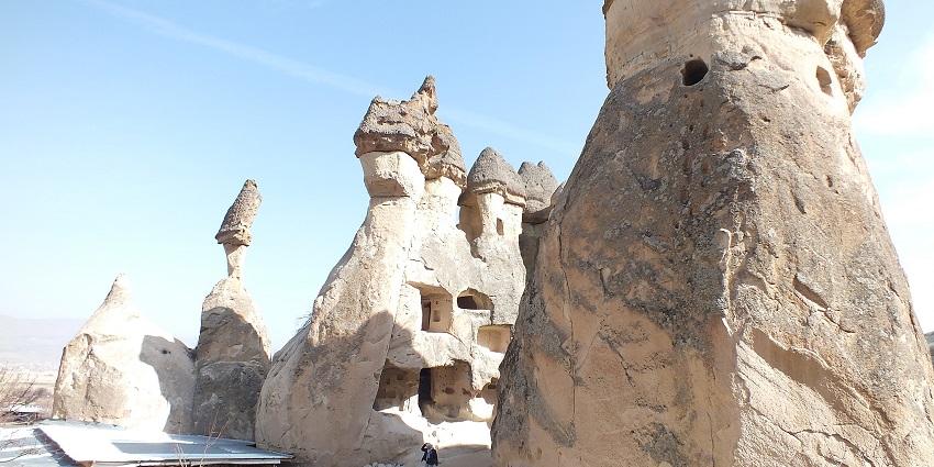 Valley known for its striking fairy chimneys and unique formations