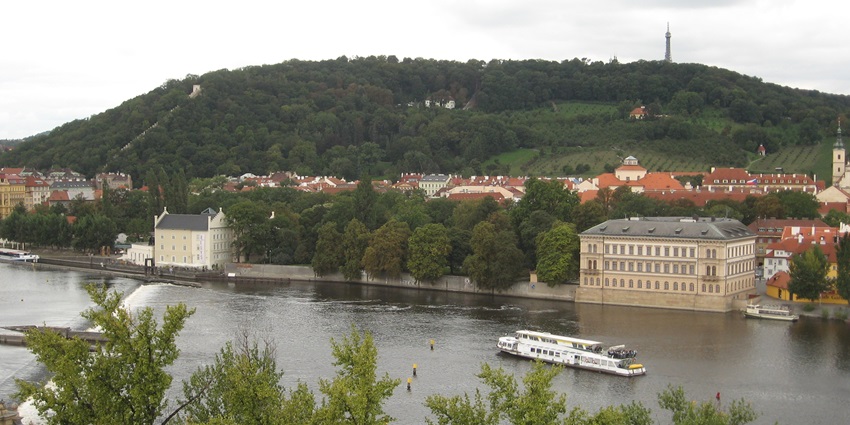 An image of the Petřín Hill, one of the top places to visit in the Czech Republic.