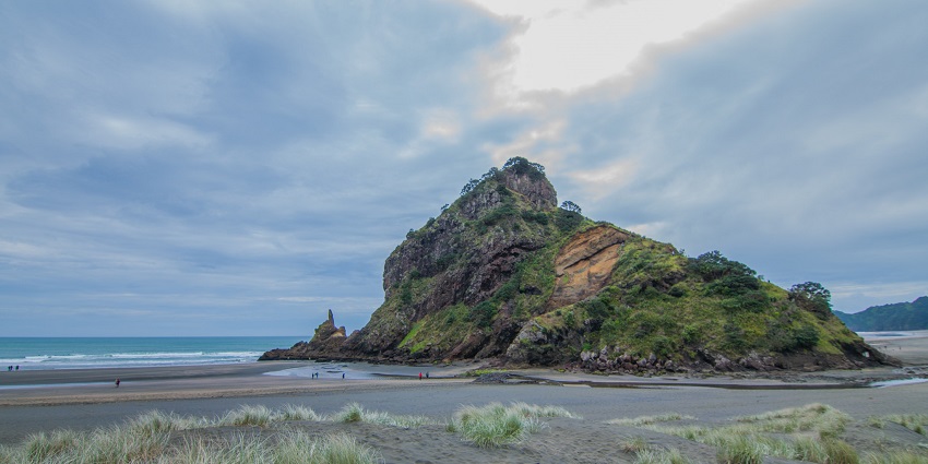 Unwind at Piha Beach, among the most stunning beaches in New Zealand