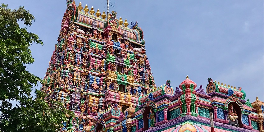 A picture of Pillayarpatti Temple, a highlight in the Karaikal tourist places list