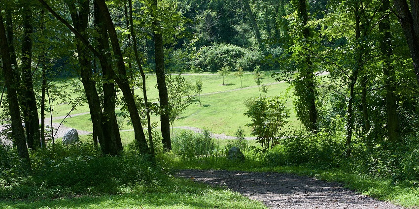 A view of the Pittsburgh Botanic Garden ideal for strolling on Valentine's Day.