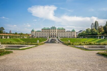 Adventurers exploring stunning landscapes, among the top places to visit in Austria.