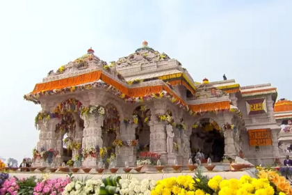 A picture of Ram Janam Bhoomi temple, one of the best places to see near Ayodhya