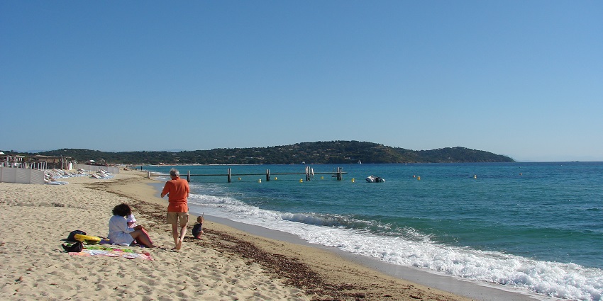 Iconic sandy beaches in France are famous for upscale vibes and nightlife.