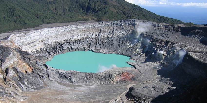 An image of Poás Volcano, another one of the top ways for celebration.