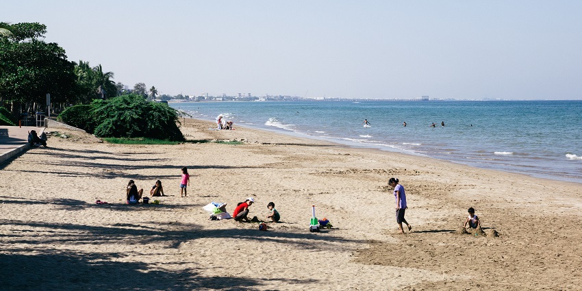 The scenic beach is perfect for relaxation and exploration.