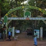 A view of the entrance of Ramnabagan Wildlife Sanctuary or Burdwan Zoological Park.