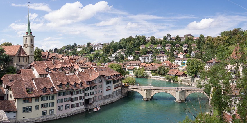Peaceful river walk with impressive limestone cliffs and scenic views