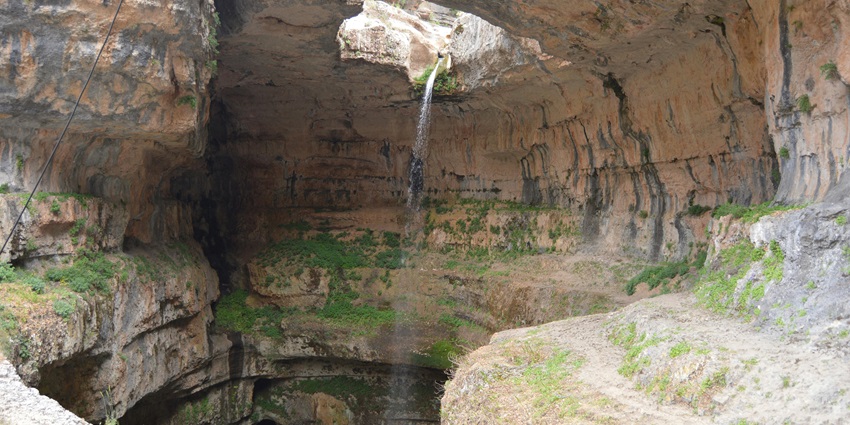 A picture of a historical cave system, one of the best places to visit in Lebanon