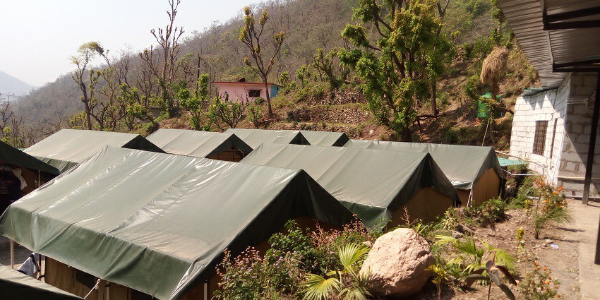 Experience an adventurous riverside camping and rafting experiences in Rishikesh.