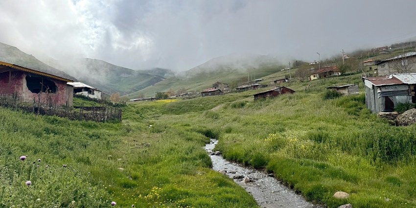An image of Rishop Village, with its picturesque views of the Himalayan range