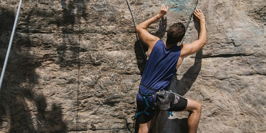 Rock Climbing adventure sports in Yelagiri with challenging rock faces for climbers