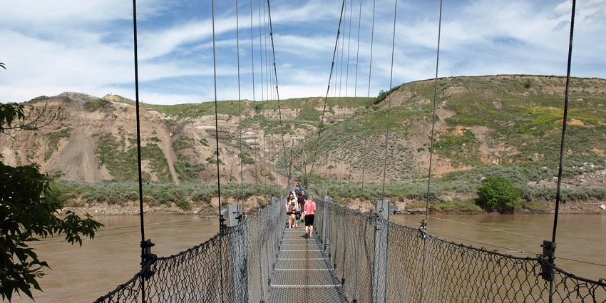 Rosedale Suspension Bridge, a scenic spot and best place near Dinosaur National Park