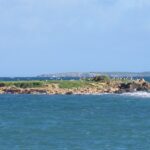 The stunning coastline of Rottnest Island is surrounded by turquoise waters.