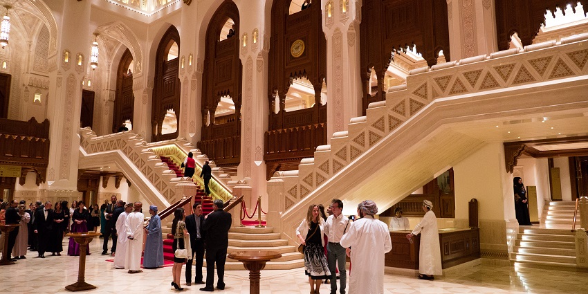 Iconic cultural venue blending tradition and modernity in design.