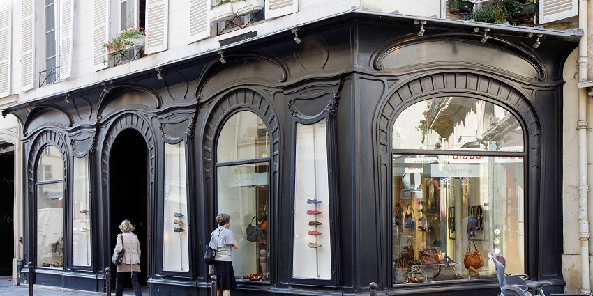 Popular street for fashion and local Parisian shopping experiences