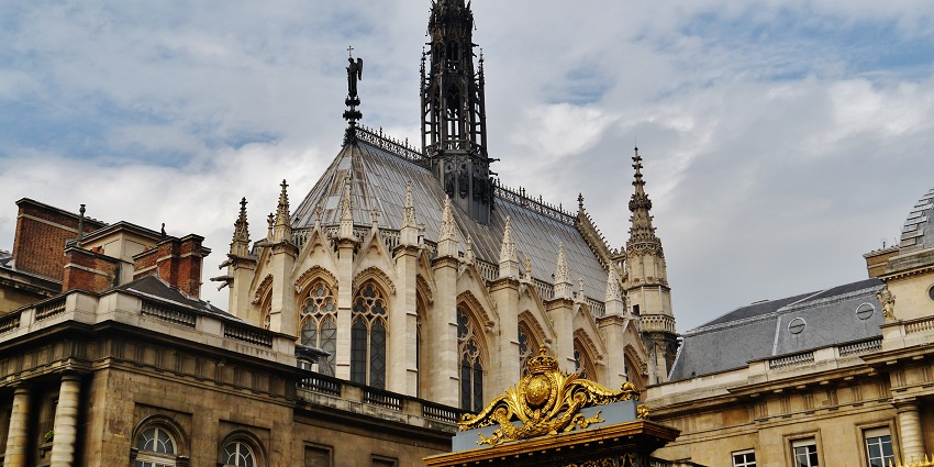 Gothic chapel renowned for its breathtaking stained glass windows.