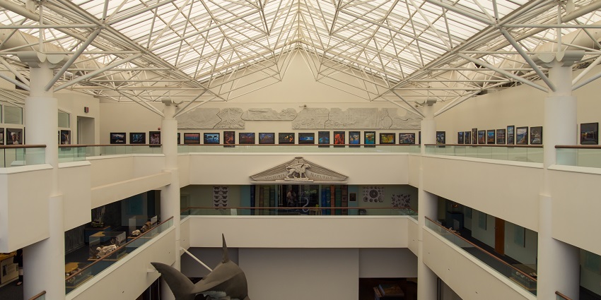Image of the hall of the National History Museum, a popular place near San Diego Zoo