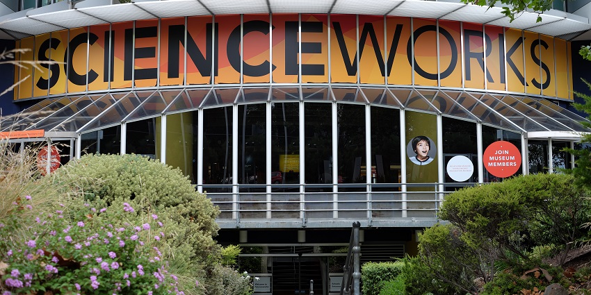 Interact with science and technology in Scienceworks, one of the knowledge hubs.
