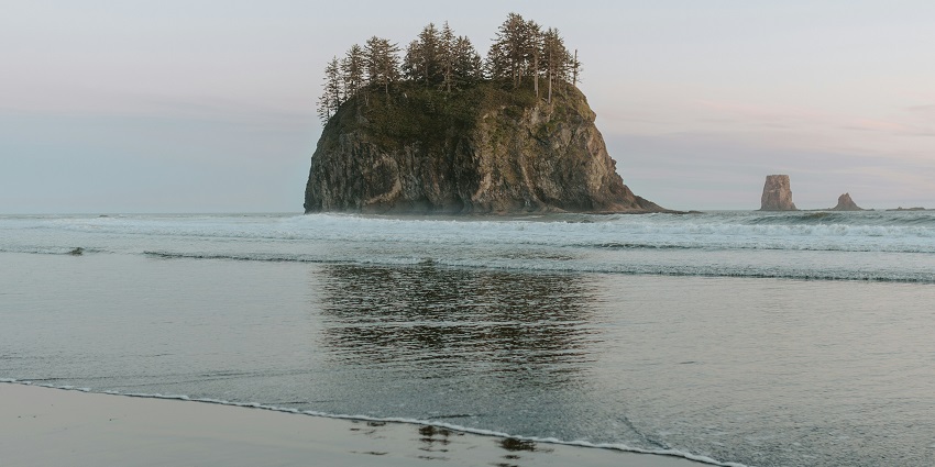 A glimpse of Second Beach which is one of the serene beaches in Vancouver BC.