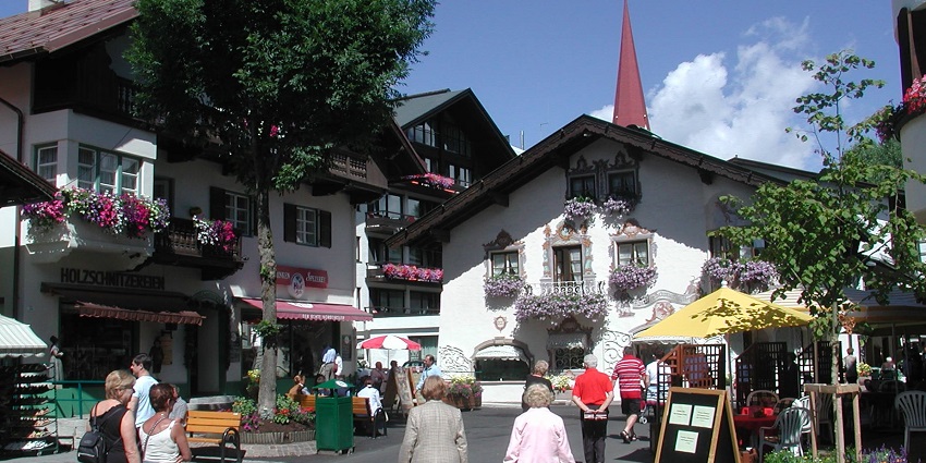 Indulge in shopping in Switzerland with upscale boutiques, cafes, and lake views.