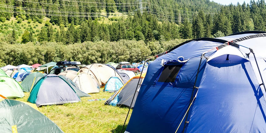 A glimpse of a beautiful campsite offering breathtaking views and peaceful surroundings.