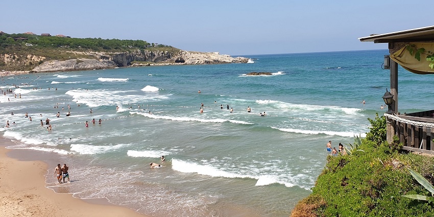 Secluded beach surrounded by natural beauty, perfect for relaxation