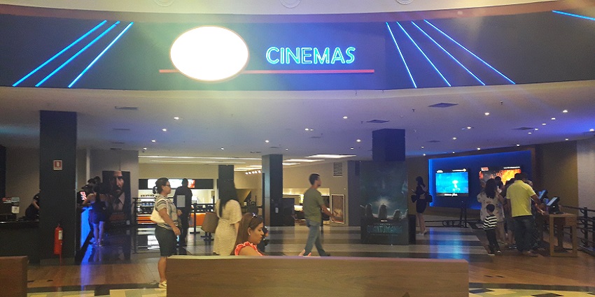 Popular mall with shopping, dining, and movie theatre.