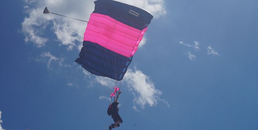 Skydiving in Turkey with stunning views and landscapes.